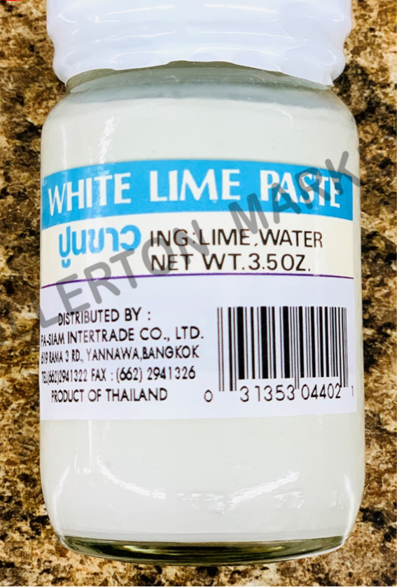 White Lime Paste