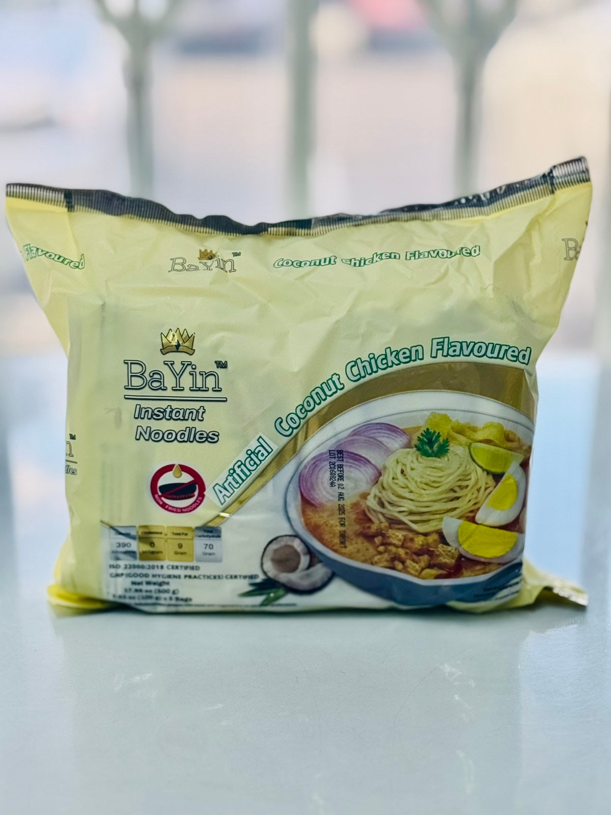 Bayin chicken Coconut instant noodle ( 5 packs )